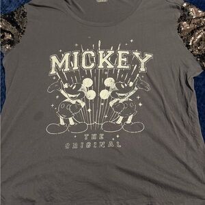 Disney Charcoal Gray Tee